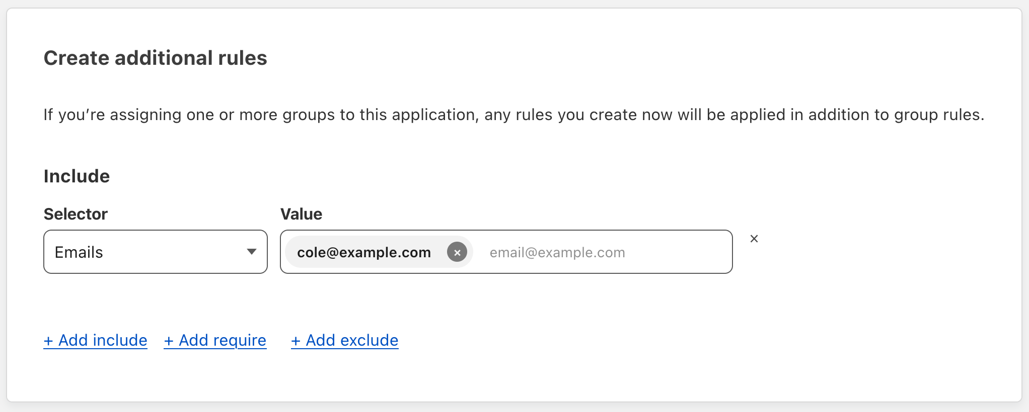 Attach an access policy
